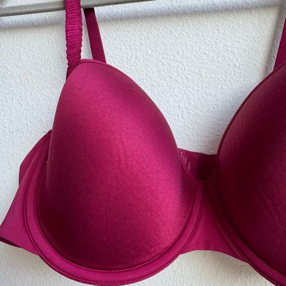 ThirdLove Third Love 24/7 Classic T-Shirt Bra Berry Magenta 38.5B Size 38B 1/2 - Picture 2 of 6